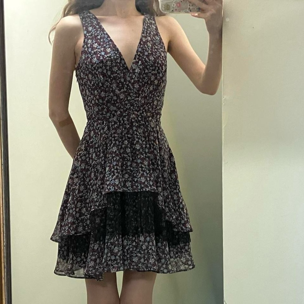 BCBGeneration A-line Floral Dress